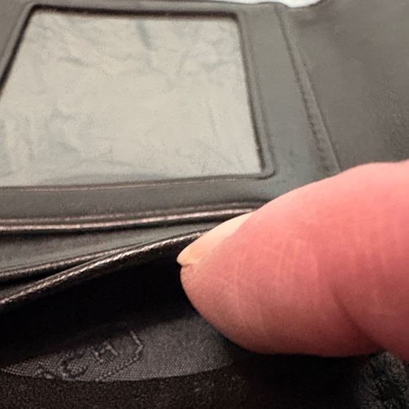 Coach Black Signature Clutch Wallet or planner can buy a chain with 10 - Picture 13 of 16